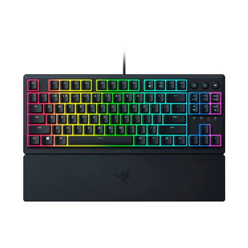 Razer Ornata V3 Tenkeyless RGB Wired Mecha-Membrane Gaming Keyboard - Black - لوحة مفاتيح